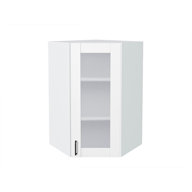 Шкаф верхний угловой остекленный Лофт