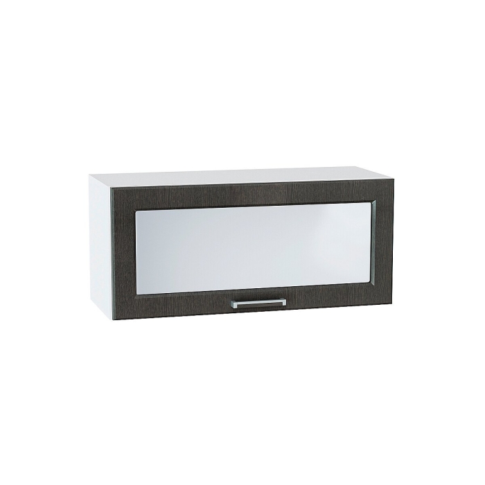 Шкаф верхний горизонтальный остекленный Прага