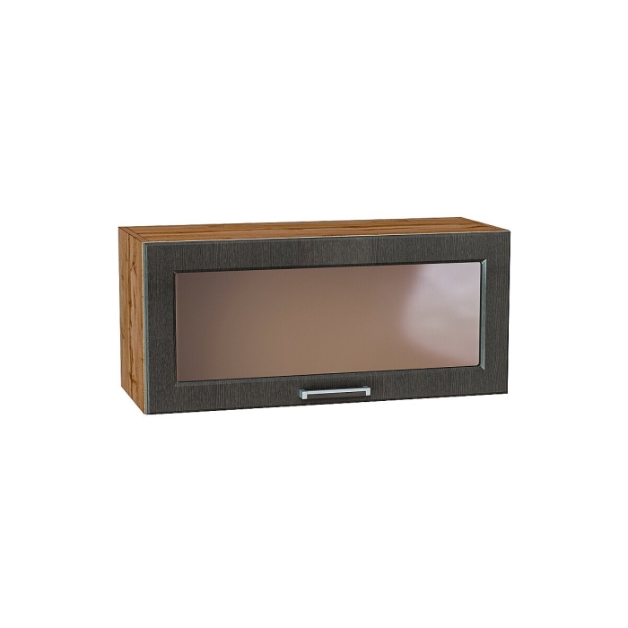 Шкаф верхний горизонтальный остекленный Прага