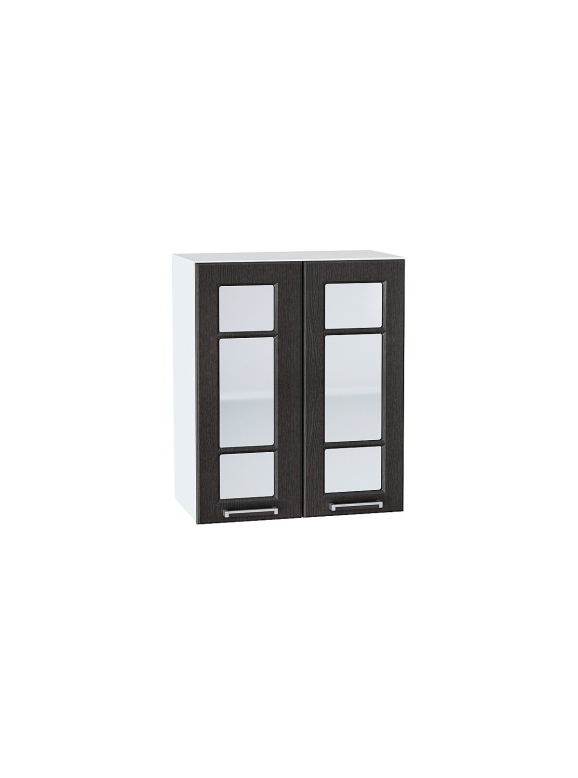 Шкаф верхний с 2-мя остекленными дверцами Прага