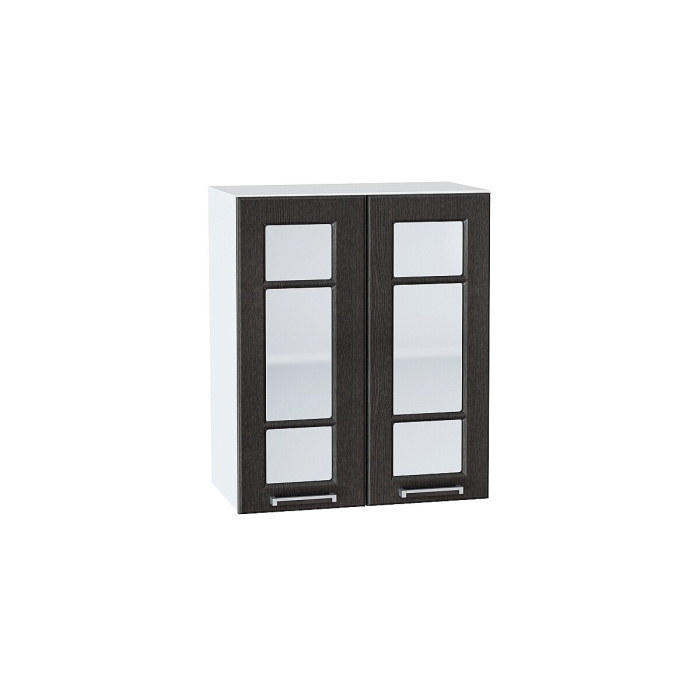 Шкаф верхний с 2-мя остекленными дверцами Прага