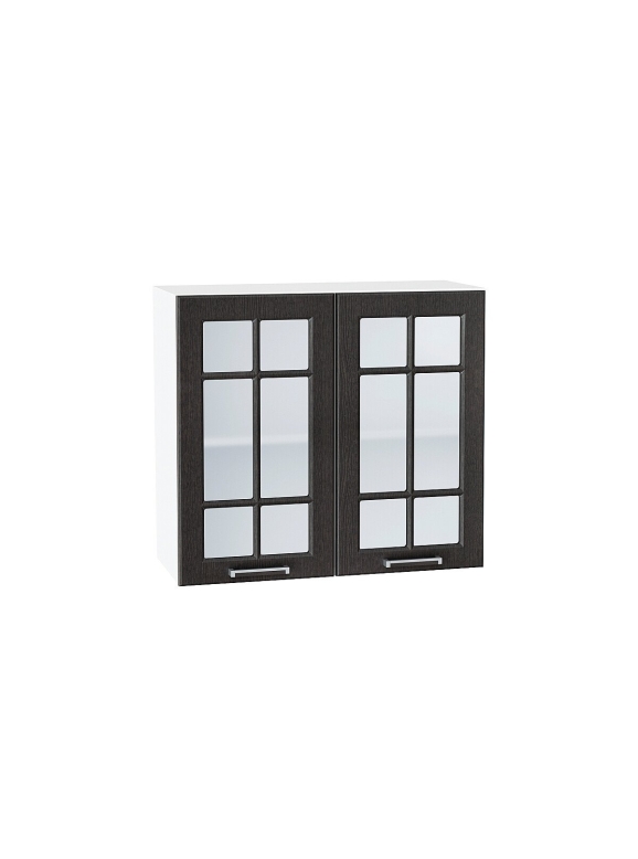 Шкаф верхний с 2-мя остекленными дверцами Прага