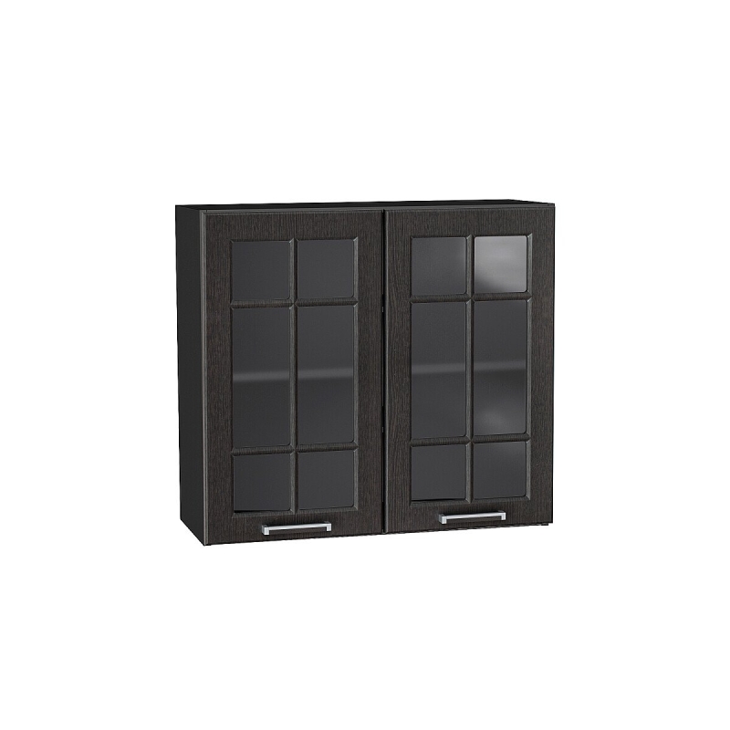 Шкаф верхний с 2-мя остекленными дверцами Прага