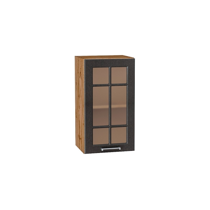 Шкаф верхний с 1-ой остекленной дверцей Прага