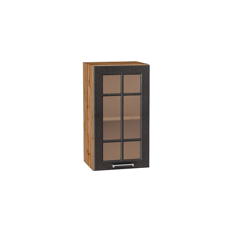 Шкаф верхний с 1-ой остекленной дверцей Прага