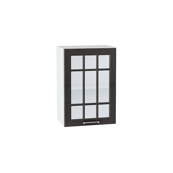 Шкаф верхний с 1-ой остекленной дверцей Прага