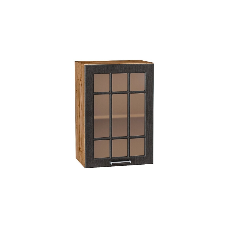 Шкаф верхний с 1-ой остекленной дверцей Прага