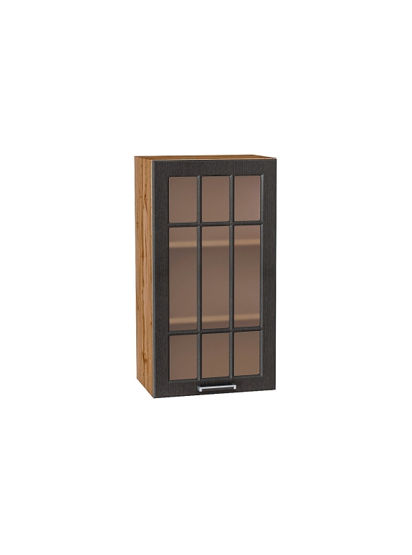 Шкаф верхний с 1-ой остекленной дверцей Прага