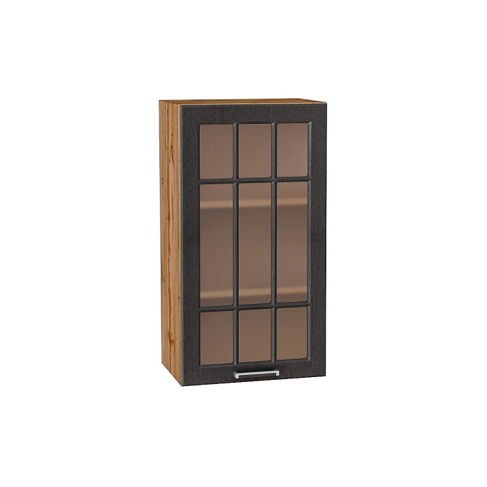 Шкаф верхний с 1-ой остекленной дверцей Прага