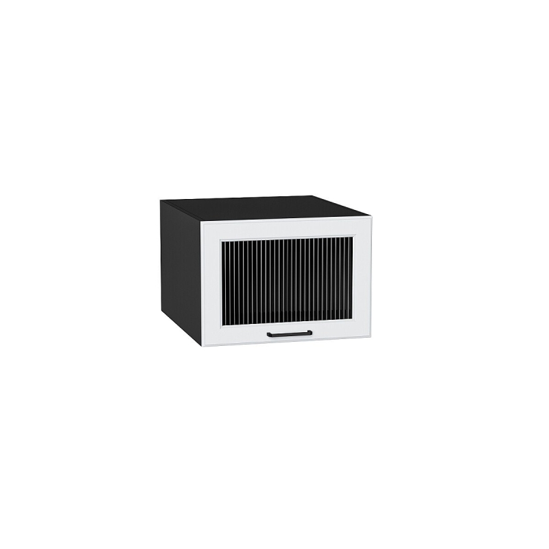 Шкаф верхний горизонтальный остекленный глубокий Барселона