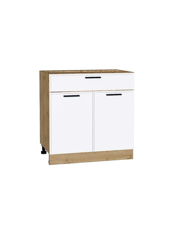 Шкаф нижний с 2-мя дверцами и ящиком Фрейм