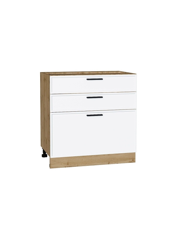 Шкаф нижний с 3-мя ящиками Фрейм