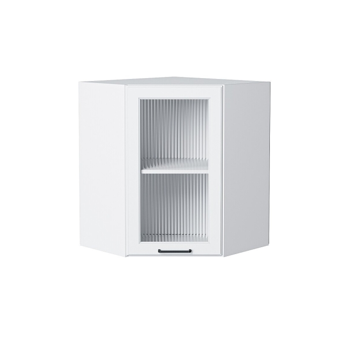 Шкаф верхний угловой остекленный Барселона