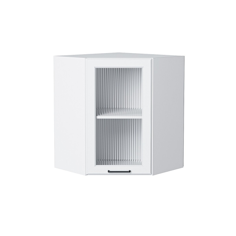 Шкаф верхний угловой остекленный Барселона