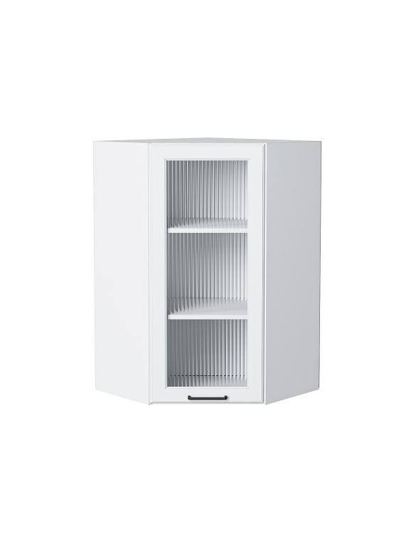 Шкаф верхний угловой остекленный Барселона