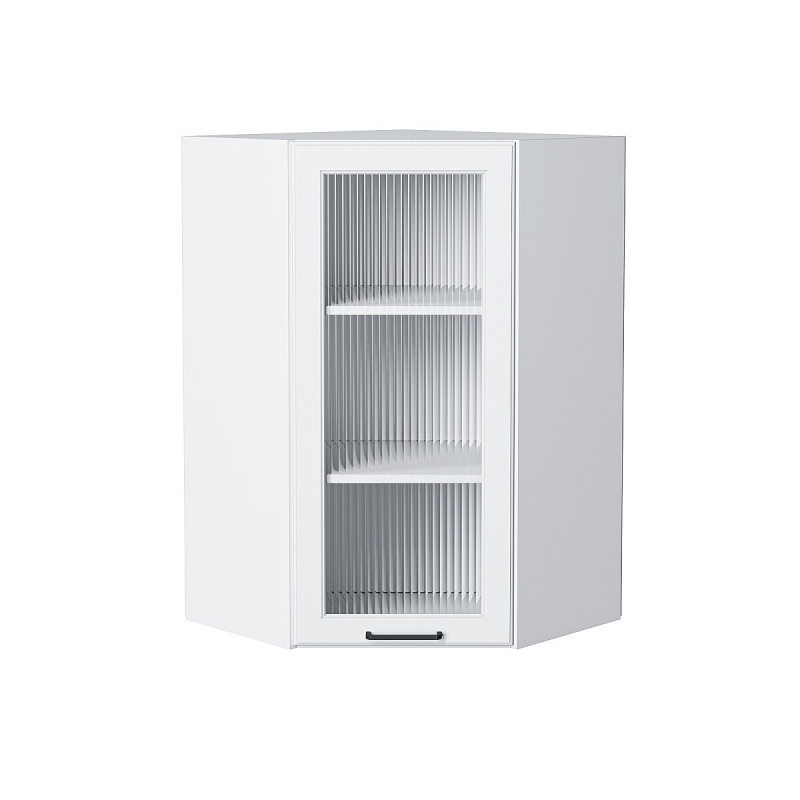 Шкаф верхний угловой остекленный Барселона