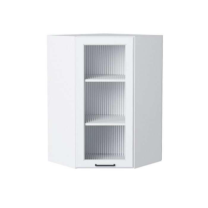 Шкаф верхний угловой остекленный Барселона