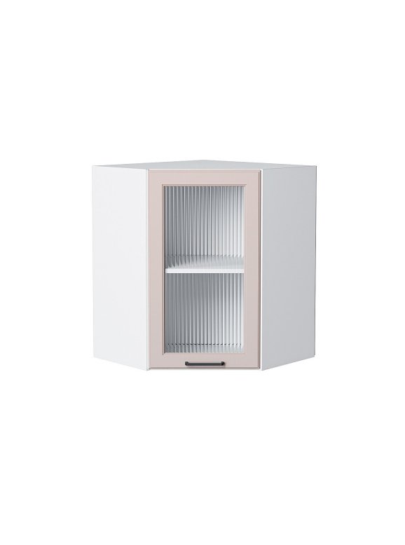 Шкаф верхний угловой остекленный Барселона