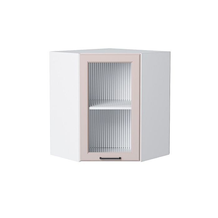 Шкаф верхний угловой остекленный Барселона