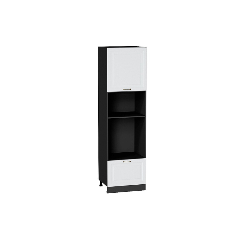 Шкаф пенал с 1-ой дверцей и ящиком под технику Ницца