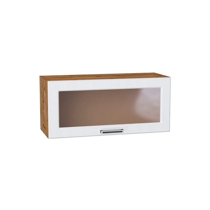 Шкаф верхний горизонтальный остекленный Прага