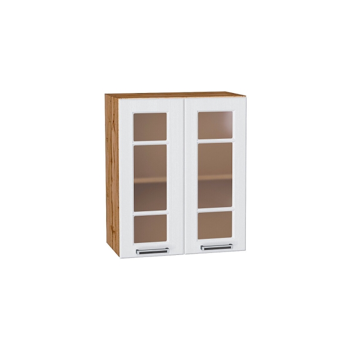 Шкаф верхний с 2-мя остекленными дверцами Прага