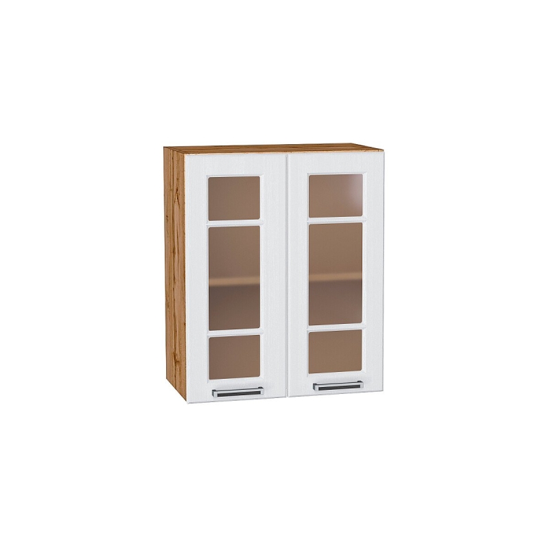 Шкаф верхний с 2-мя остекленными дверцами Прага