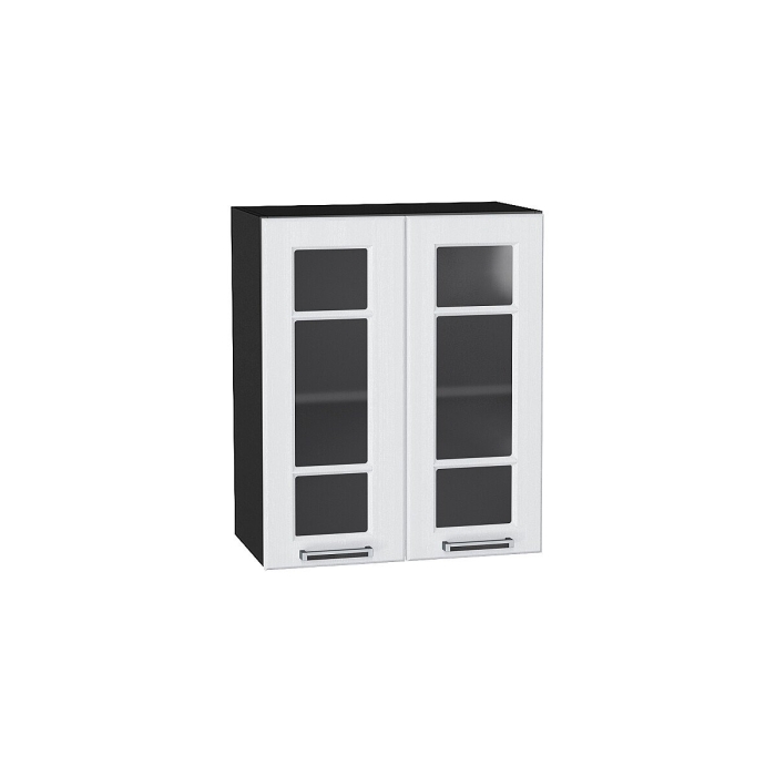 Шкаф верхний с 2-мя остекленными дверцами Прага