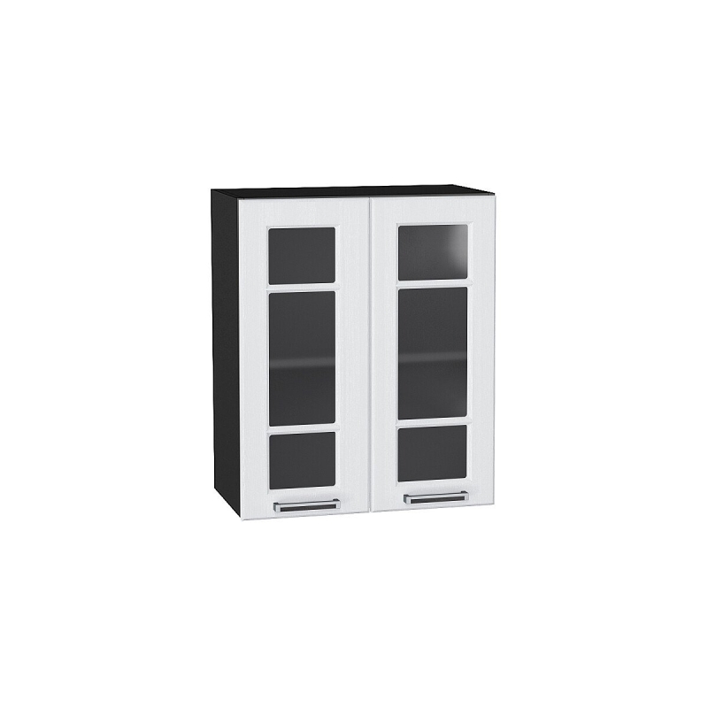 Шкаф верхний с 2-мя остекленными дверцами Прага