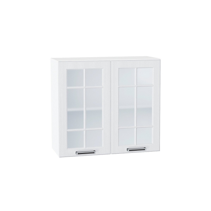 Шкаф верхний с 2-мя остекленными дверцами Прага