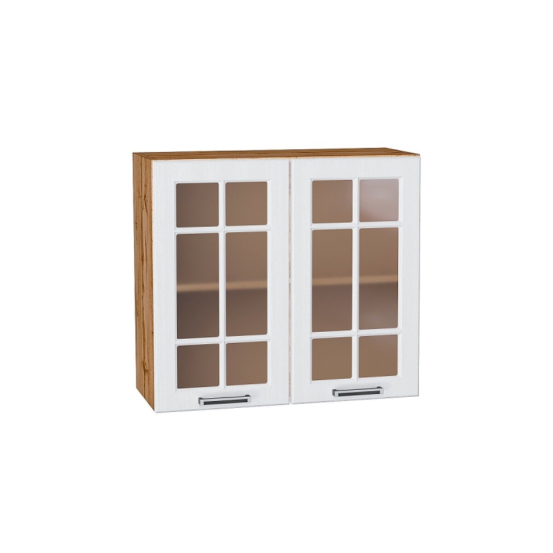 Шкаф верхний с 2-мя остекленными дверцами Прага