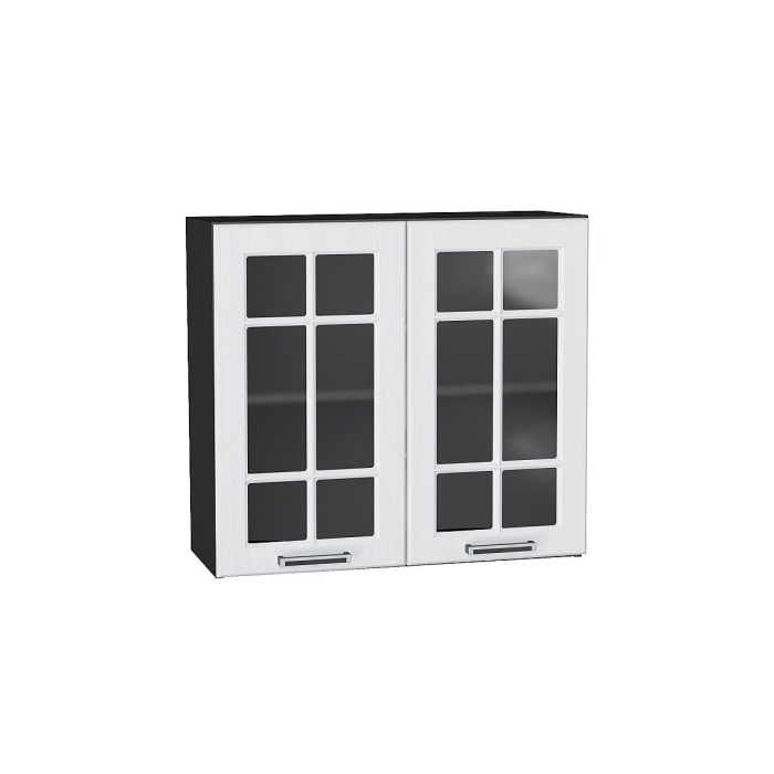 Шкаф верхний с 2-мя остекленными дверцами Прага