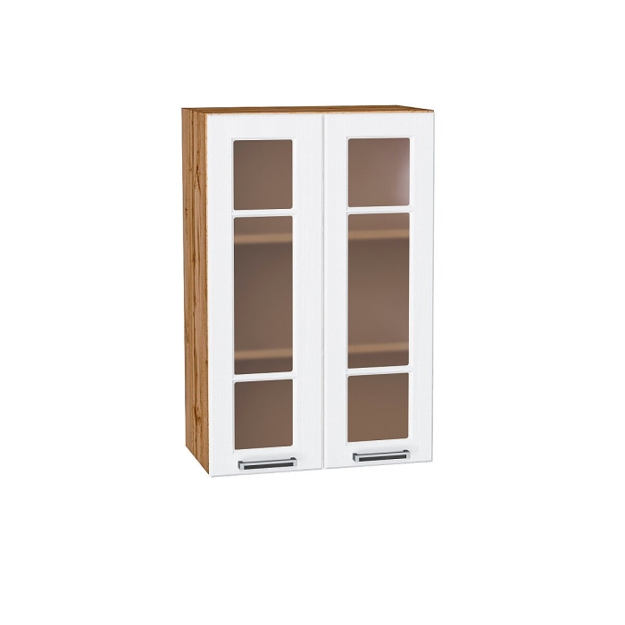 Шкаф верхний с 2-мя остекленными дверцами Прага