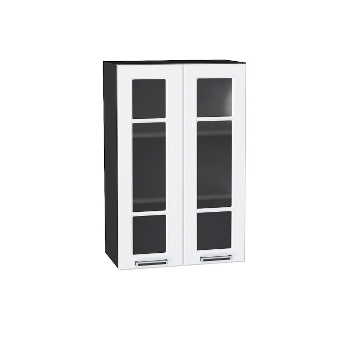 Шкаф верхний с 2-мя остекленными дверцами Прага