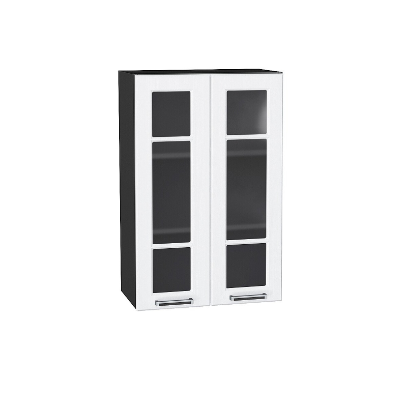 Шкаф верхний с 2-мя остекленными дверцами Прага