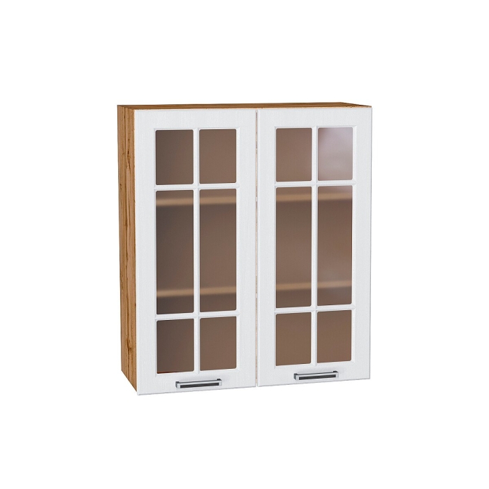 Шкаф верхний с 2-мя остекленными дверцами Прага