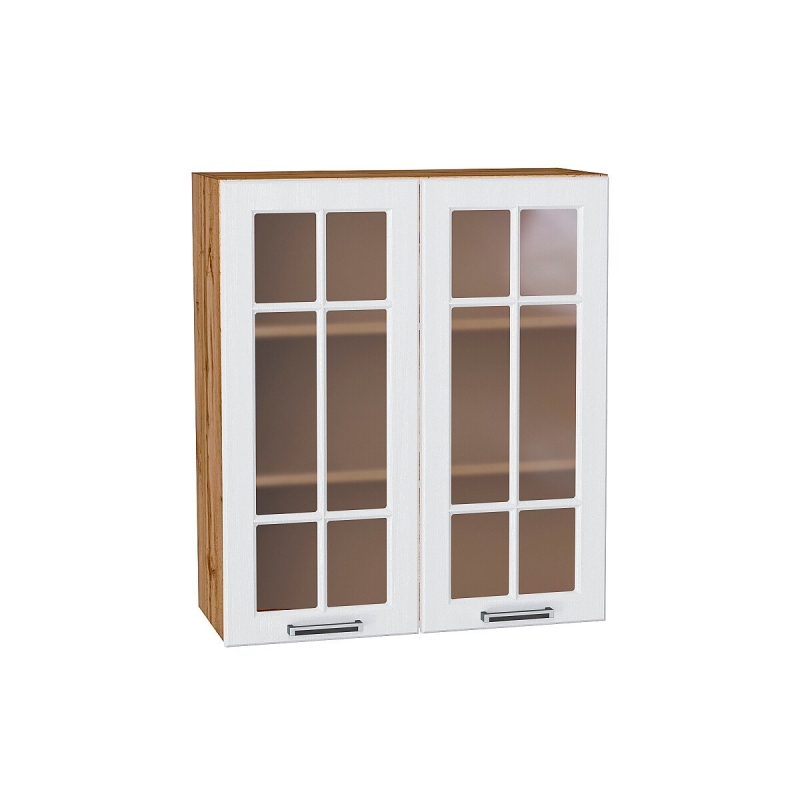 Шкаф верхний с 2-мя остекленными дверцами Прага