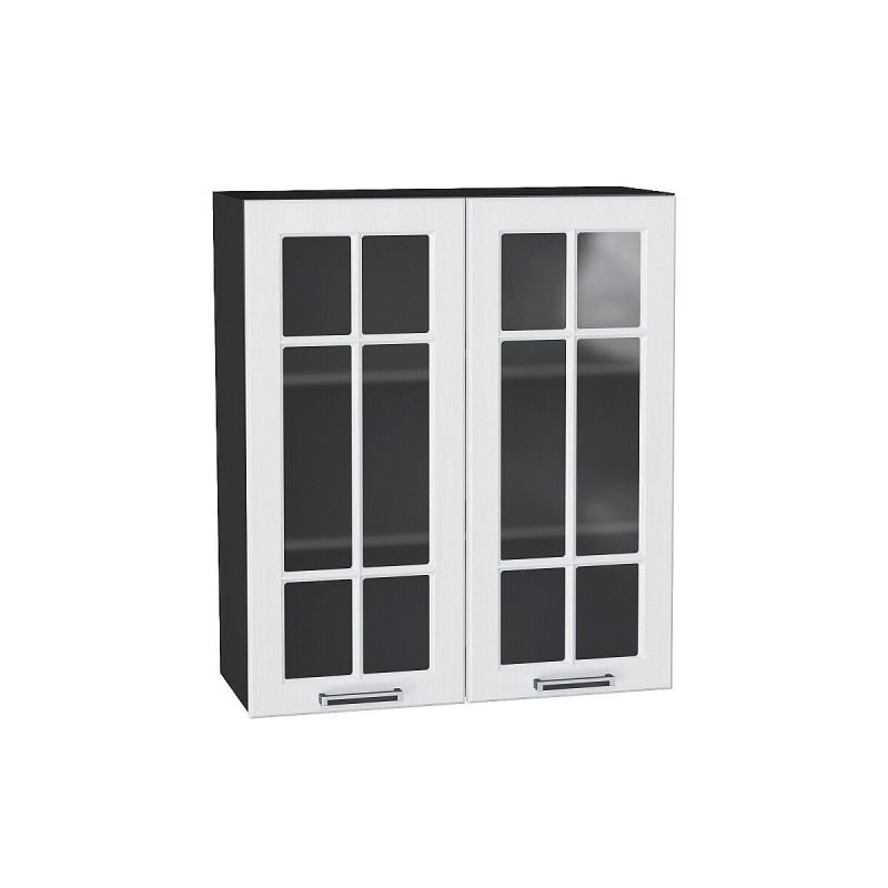 Шкаф верхний с 2-мя остекленными дверцами Прага