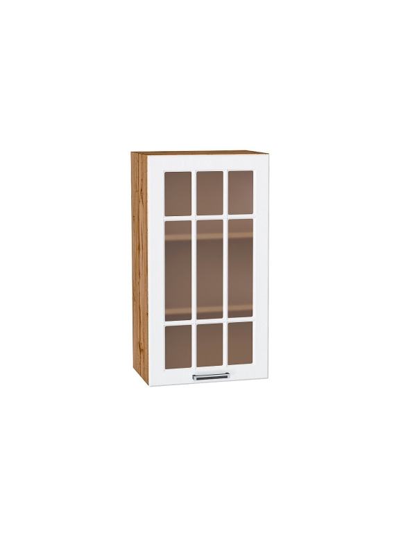 Шкаф верхний с 1-ой остекленной дверцей Прага