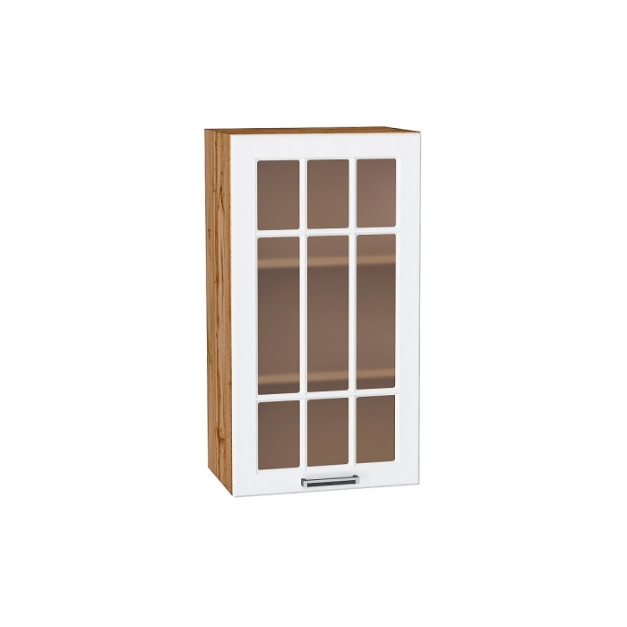 Шкаф верхний с 1-ой остекленной дверцей Прага