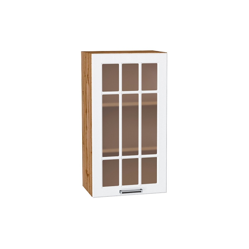 Шкаф верхний с 1-ой остекленной дверцей Прага