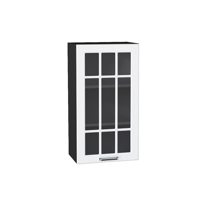 Шкаф верхний с 1-ой остекленной дверцей Прага