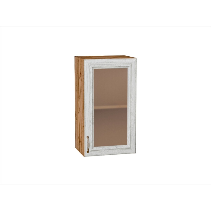 Шкаф верхний с 1-ой остекленной дверцей Шале