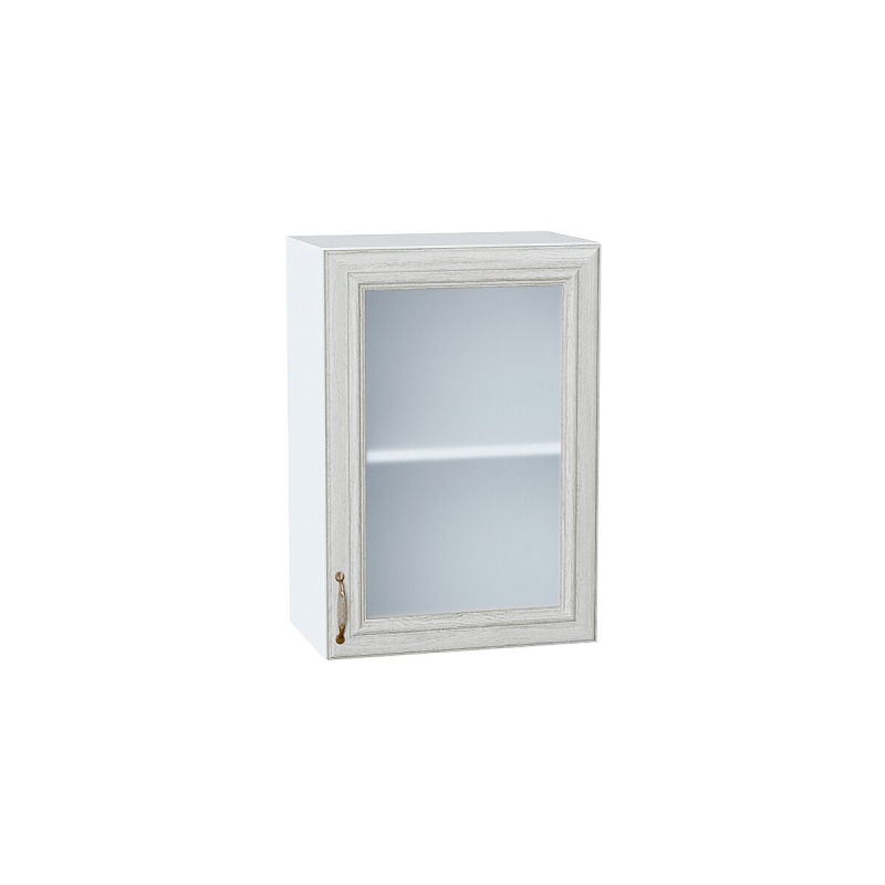 Шкаф верхний с 1-ой остекленной дверцей Шале