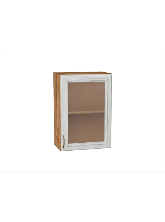 Шкаф верхний с 1-ой остекленной дверцей Шале