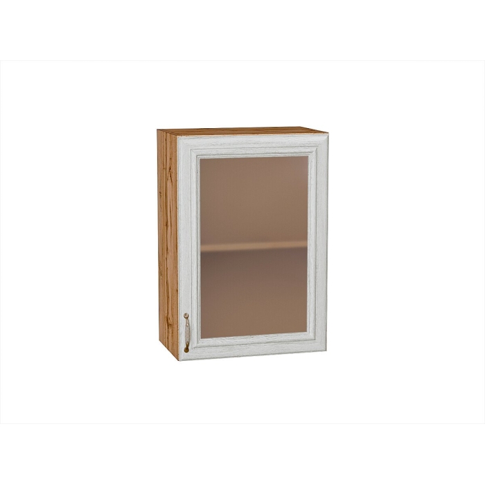 Шкаф верхний с 1-ой остекленной дверцей Шале