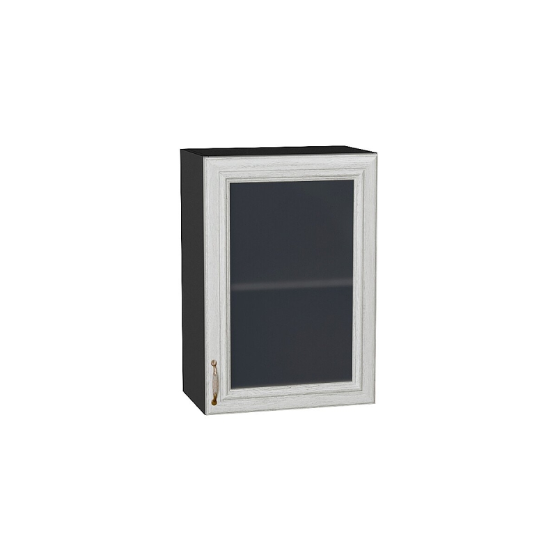 Шкаф верхний с 1-ой остекленной дверцей Шале