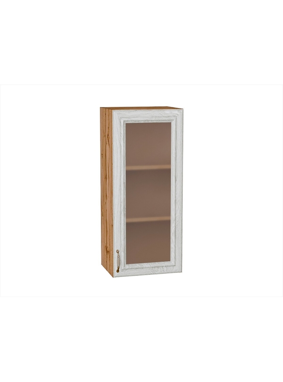 Шкаф верхний с 1-ой остекленной дверцей Шале