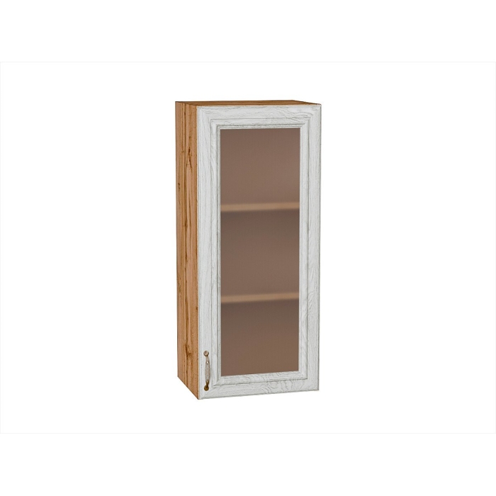 Шкаф верхний с 1-ой остекленной дверцей Шале