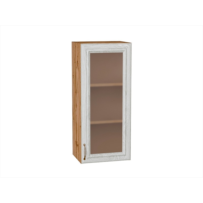 Шкаф верхний с 1-ой остекленной дверцей Шале